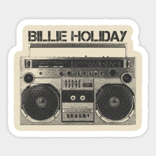 Billie Holiday / Hip Hop Tape Sticker